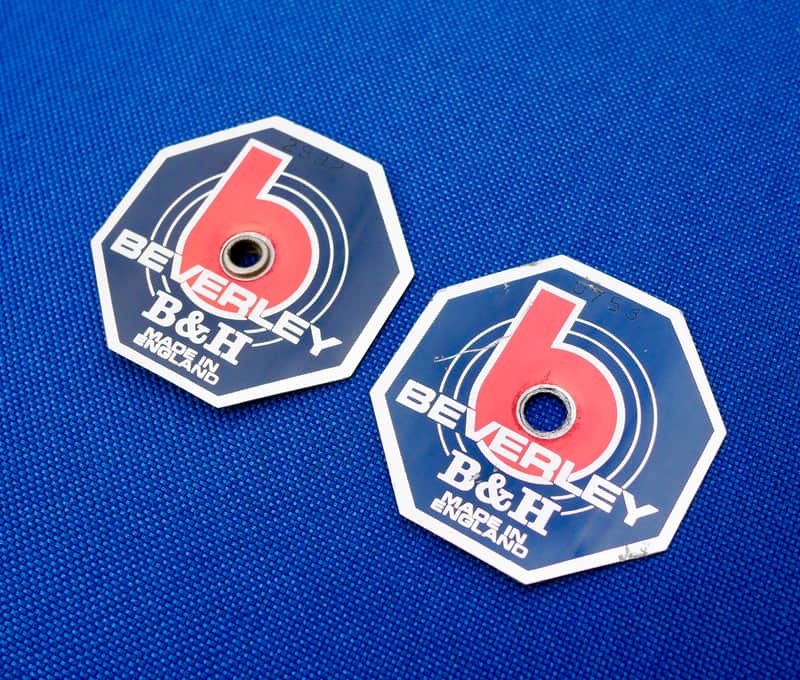 Beverley 70s Badge Factory Original Vintage Pack Of 2 RARE