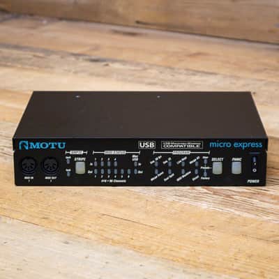 MOTU micro express 4x6 USB Bus-Powered MIDI Interface with SMPTE U281120 image 5