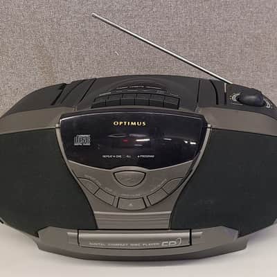 Optimus 14-516 Portable CD Player Cassette Recorder AM/FM Radio Boombox Tested image 2