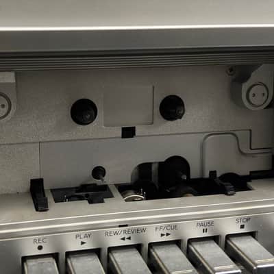 Toshiba PC-X10M Stereo Cassette Deck 1980-82 Silver Mint image 3