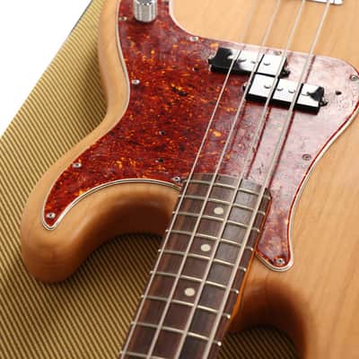 1996 Fender Precision Bass MIJ Stripped Natural image 10