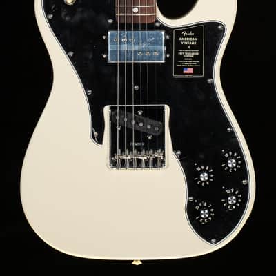 Fender American Vintage II 1977 Telecaster Custom Rosewood Fingerboard Olympic White (441) image 3