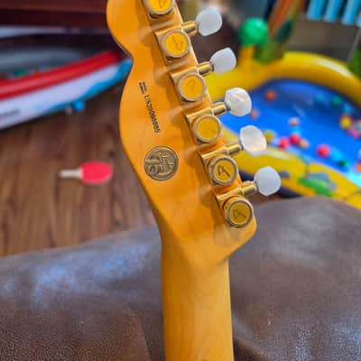 Fender 75th Anniversary Commemorative Telecaster 2021 2-Color Bourbon Burst image 9