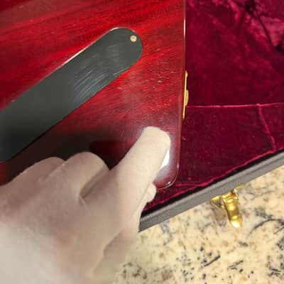 Video! 2016 Gibson Custom Shop Crimson Division Ultima '58 Explorer Custom w/ Flame Inlay on Neck,Flame Top and Binding image 18