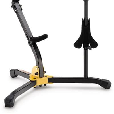 Hercules DS533BB Alto/Tenor and Soprano Saxophone Stand with Bag image 2