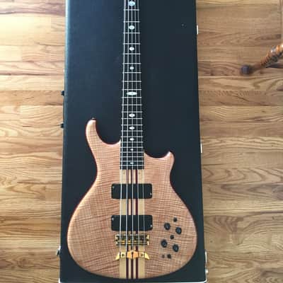 Alembic Mark King Signature Deluxe Balance Custom 5 String Bass 2000 Flame Maple LED's image 22