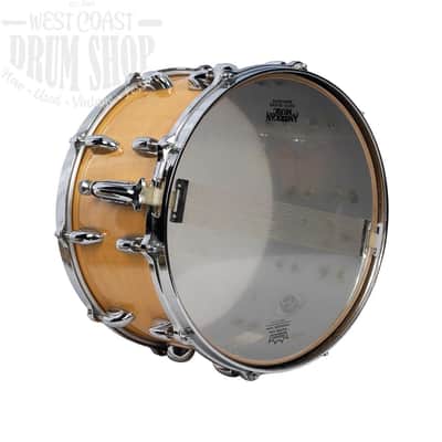 Used Gretsch 8x14 1980s Square Badge Snare Drum Maple image 3