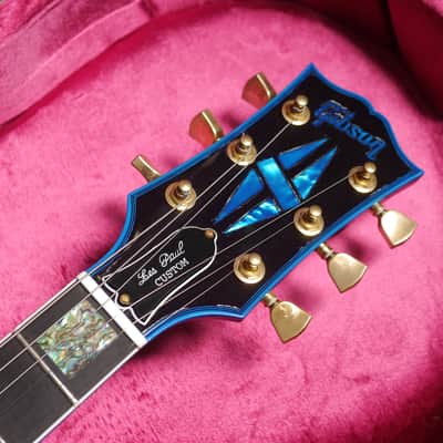 Gibson Custom Shop Les Paul Custom 2016 - Figured Blue Widow image 6