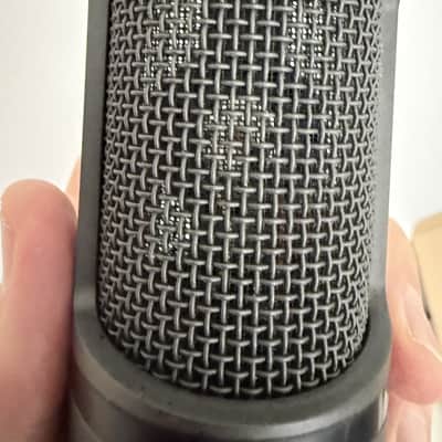 Audio-Technica AT2020 Large Diaphragm Cardioid Condenser Microphone 2010s - Black image 5