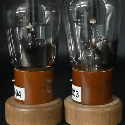Platinum Matched Pair Sylvania VT25 10Y Leaf Getter USA Made Amplitrex Tested image 5