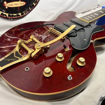 Epiphone Riviera P93 WR Semi-Hollow Body Electric Guitar - Wine Red image 17