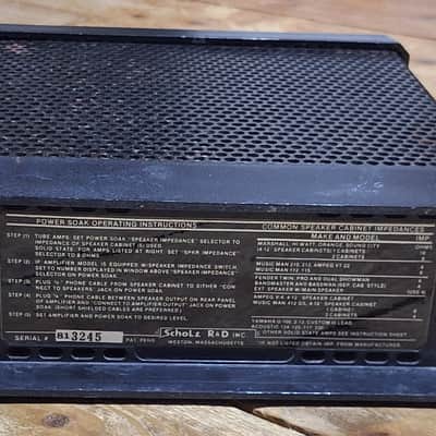 Original 1982 Tom Scholz Model I Power Soak Amp Attenuator image 6