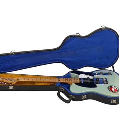 1987 Squier E Series Nahsville Telecaster MIJ Japan green image 11