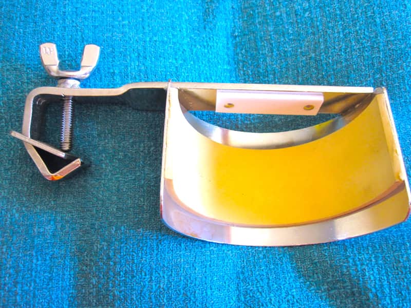 LP Afuche Cabasa Holder Mounting Bracket - Vintage image 1