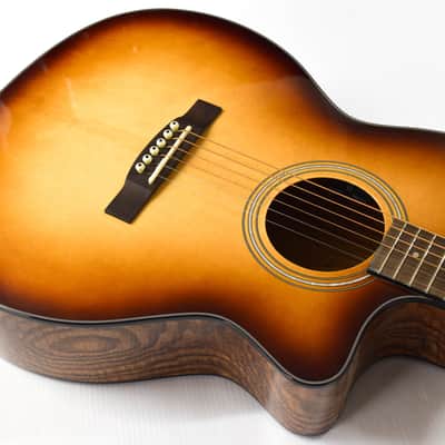 Guild Westerly Collection OM-260CE Deluxe Burl - Edge Burst image 4