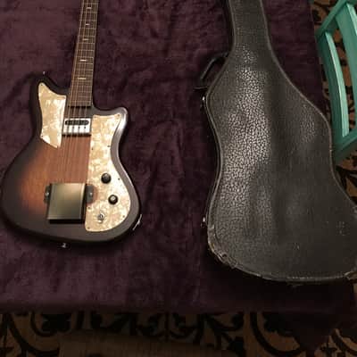 Guyatone Orpheum  Bass model 1202 Fixed Neck  1957-1962 Sunburst image 8