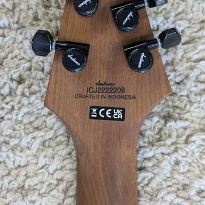 Jackson Pro Series Signature Misha Mansoor Juggernaut ET6 Guitar, Chalk Gray image 6