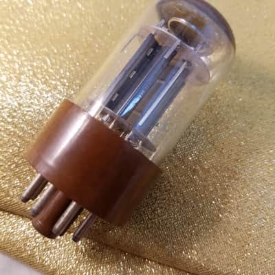Sylvania JAN-CHS-6SN7WGTA AT1000 TESTED Vacuum Tube military brown base dual triode 1950-1966 image 12