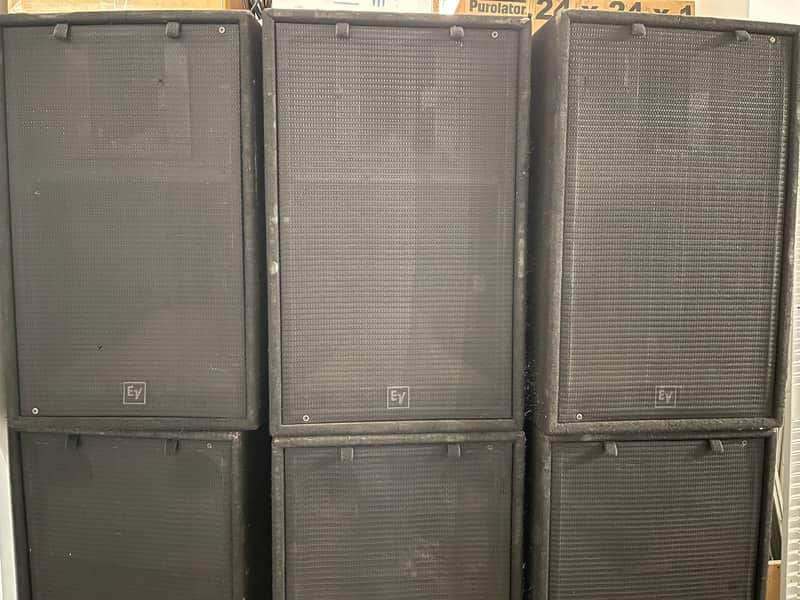 Electro Voice EV MTL-2.5 and MTL2B 12 box system | Reverb