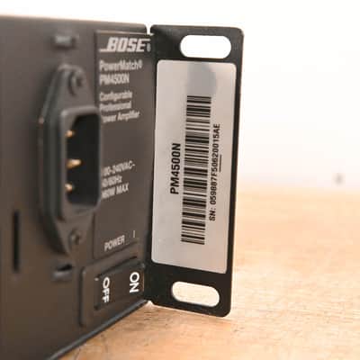 Bose PowerMatch PM4500N Configurable Power Amplifier CG01VTU image 7