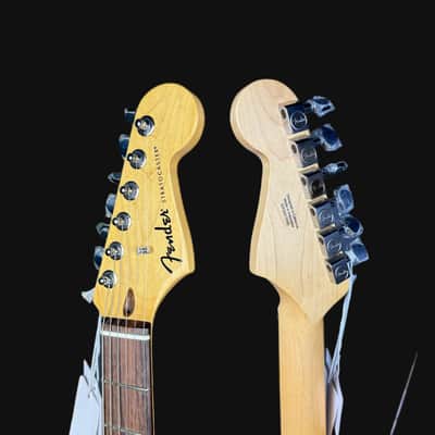 Fender Standard Stratocaster HSS Electric Guitar, Black Pickguard in Black image 7