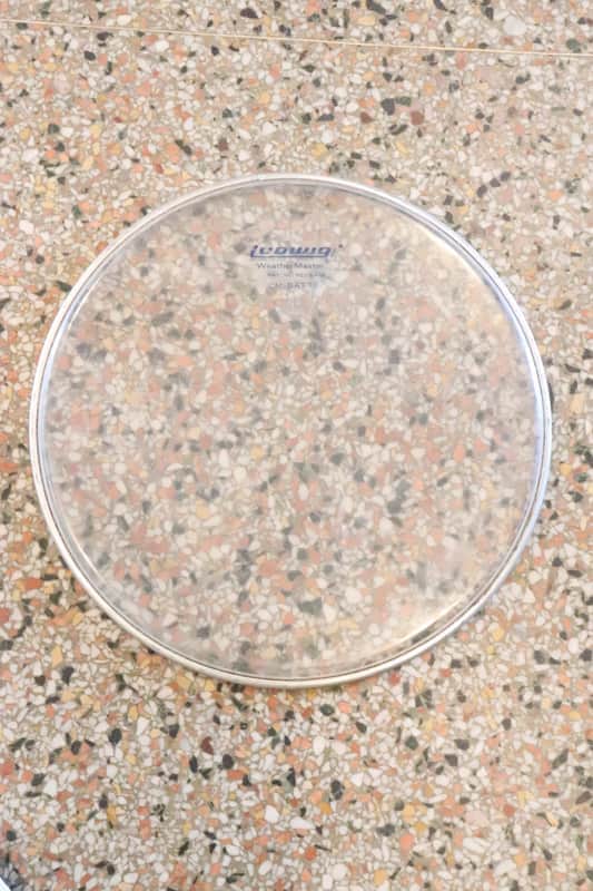 Ludwig 12" Weather Master Clear CM-BATTER Drum Head Vintage image 1