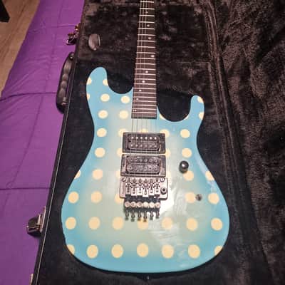 Kramer Nightswan 1987 Polka Dot Blue image 2