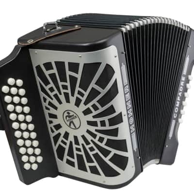 Hohner Compadre Diatonic Accordion - Keys of F/Bb/Eb - Black -NEW image 3