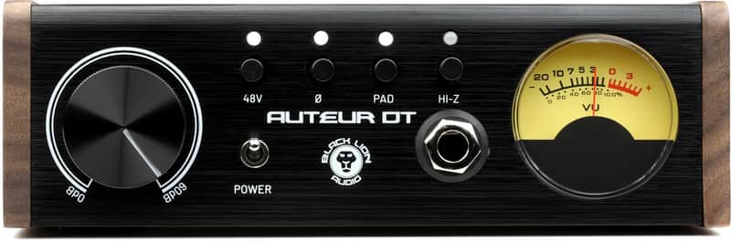 Black Lion Audio Auteur DT Single-channel Desktop Microphone Preamp image 1