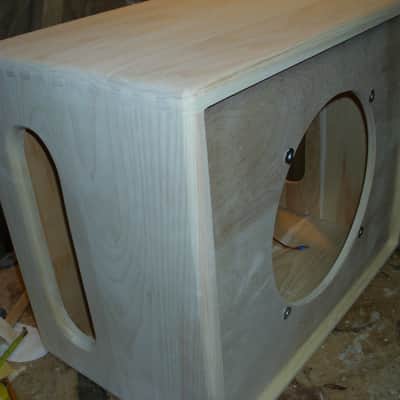 TRM 3D112U 3 Dim. side vented pine 112 unfinished guitar cabinet DIY. image 2