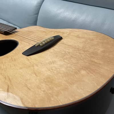 Hsienmo Shiyi Bear Claw Sitka Spruce Solid Top & Wild Indian Rosewood Solid back sides with hardcase image 8
