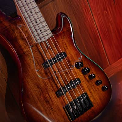 Cort GB-Fusion5 ABB | Advanced J-Style 5-String Bass, Antique Brown Burst. New with Full Warranty! image 14