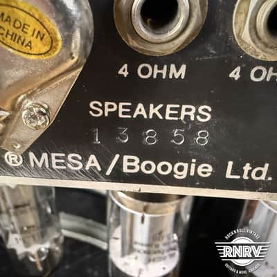 Mesa Boogie Mk II C+ 1984 Black Factory Graphic image 9
