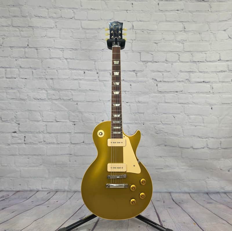 USED Gibson Custom Shop Les Paul R6 1956 Reissue 6 String Electric Guitar Gold Top image 1