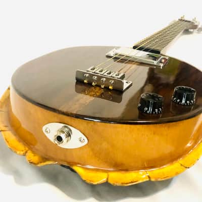 Turtle Shell 4 string electric tenor guitar image 6