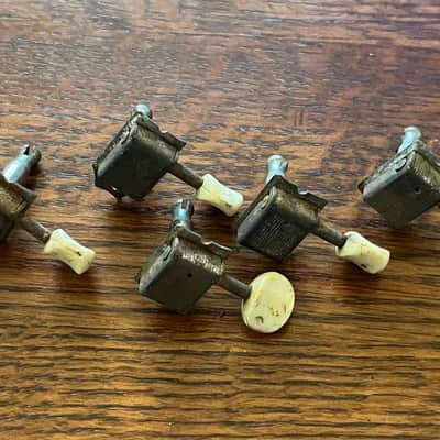 1958 - 1964 set Fender Musicmaster Duo Sonic Mustang guitar tuners tuning pegs image 1