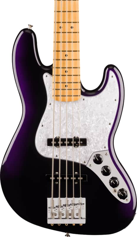 Fender Player II Modified Active Jazz Bass V 5-String Bass Guitar, Maple Fingerboard, Dusk image 1