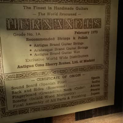 Hernandis Grade 1A Classical Guitar image 5