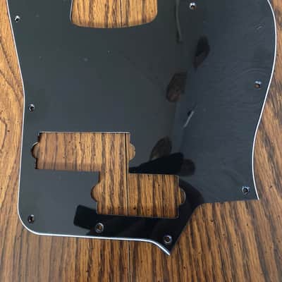 Squier Vintage modified Jaguar Bass V pickguard 2014 Black image 2
