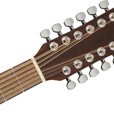 Fender CD-140SCE 12-String Acoustic Electric Guitar. Walnut FB, Natural w/Case image 5