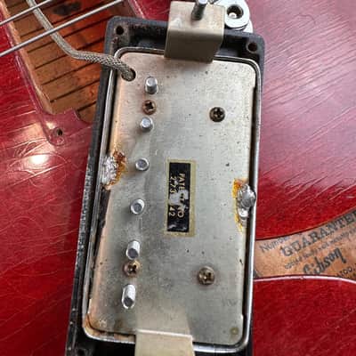 Gibson ES 335 TDC from 1968-69 in cherry red with original case image 20