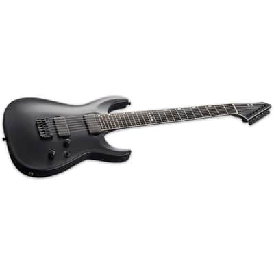 ESP E-II HORIZON NT- B HIPSHOT 7-String Electric Guitar - Black Satin image 5
