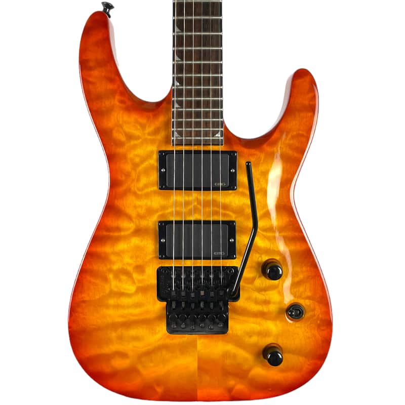 Jackson SLATXMGQ3-6 Soloist 2012 - Transparent Amber Sunburst image 1