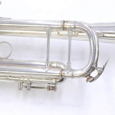 Pre-Owned Bach Stradivarius 43H/43 Trumpet in Silver Plate w/Heavyweight Bell! image 7