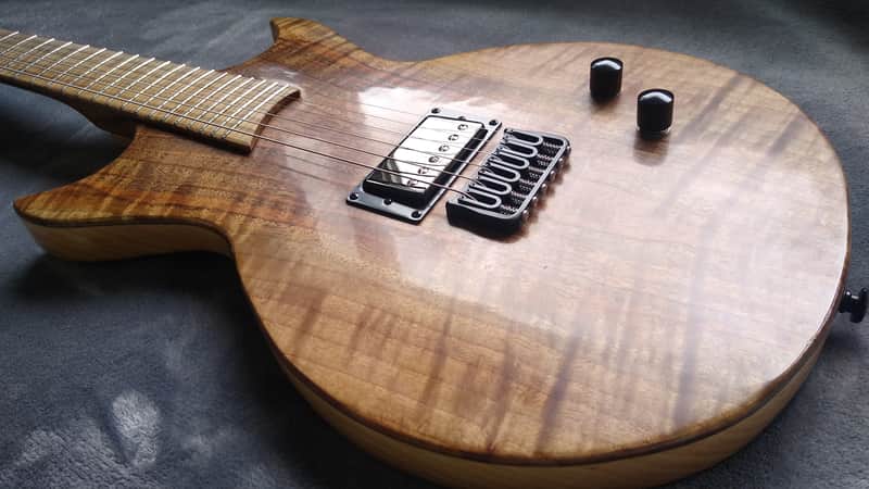 Three Son's Guitars Double Cut Drop Top 2020 Figured Walnut image 1