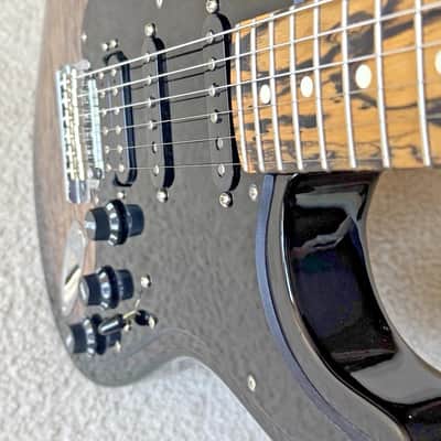 RARE 2019 Fender® QMT Pale Moon Ebony Stratocaster With Case & Candy NEAR MINT! image 13
