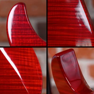 Hamer Californian Custom Flame Maple Top/Back/Neck Transparent Cherry 1988 w/OHSC image 14
