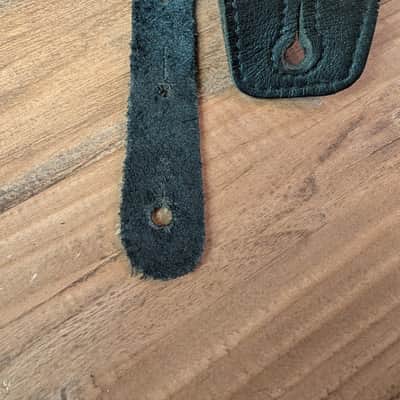 Unbranded Guitar Strap 2.5" Leather Ends Flag Graphics Great Condition image 4