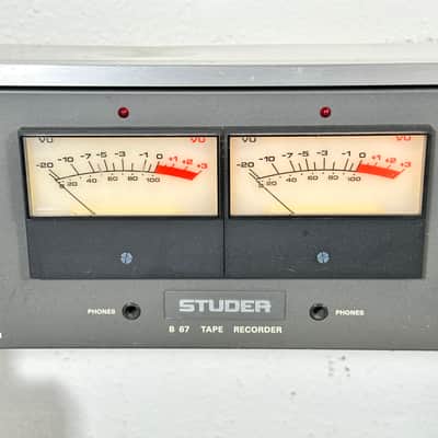 Studer B67 1/4" Tape Recorder Reel to Reel Machine image 8