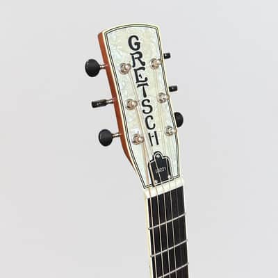 Gretsch G9221 Bobtail Round-Neck Acoustic-Electric Steel Body Resonator Guitar - Steel Bild 7
